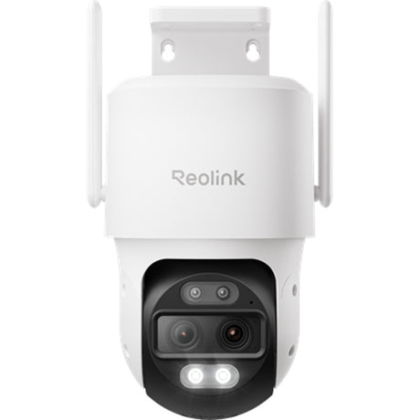 Reolink W760-A, telecamera di sicurezza PTZ a doppio obiettivo 4K (bianco, 4K, 8MP, doppio obiettivo, WiFi 6, ISP AI)
