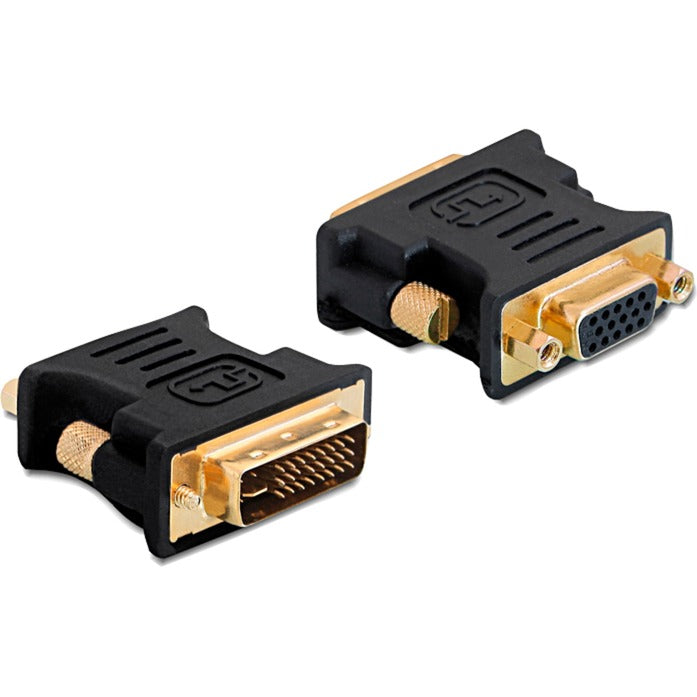 Delock adattatore da dvi-i a vga (nero, 65016)