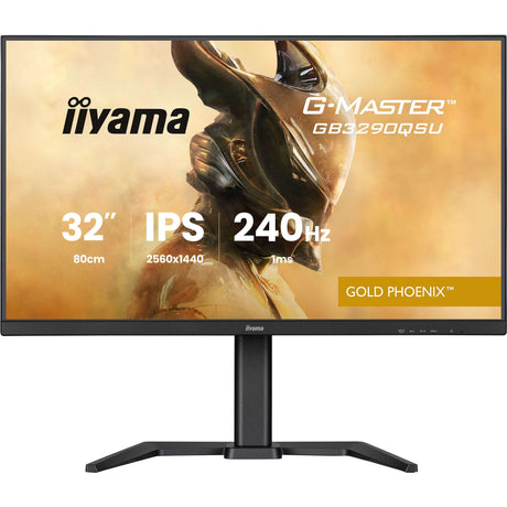 Monitor da gioco Iiyama G-Master Gold Phoenix GB3290QSU-B1 31,5 (nero (opaco), 2x HDMI, porta display, 2x USB-A, 2x USB-B, 240 Hz)
