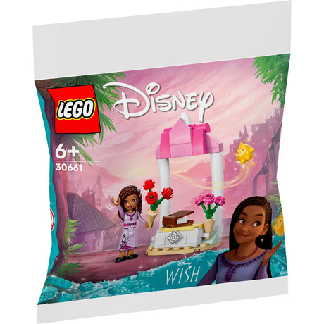 Lego Disney - Giocattolo da costruzione dello stand di benvenuto di Asha (30661)