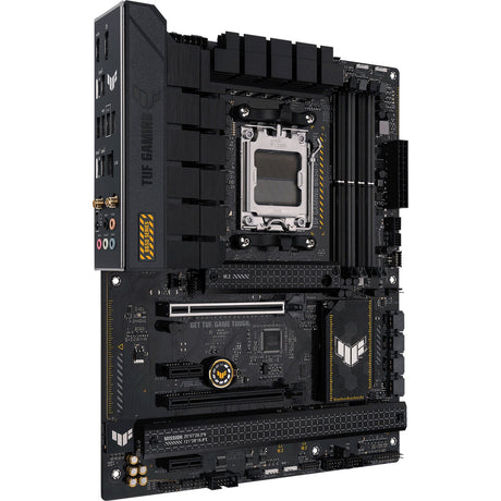 Scheda madre Asus Tuf Gaming B650-Plus WiFi Socket AM5 (nero arancione chiaro, RAID, 2,5 GB-LAN, Wi-Fi 6, BT 5.2, audio, ATX)