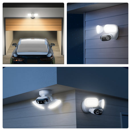 Telecamera di sicurezza WiFi Reolink F751W Elite Floodlight (Bianco, UHD 4K, WiFi)