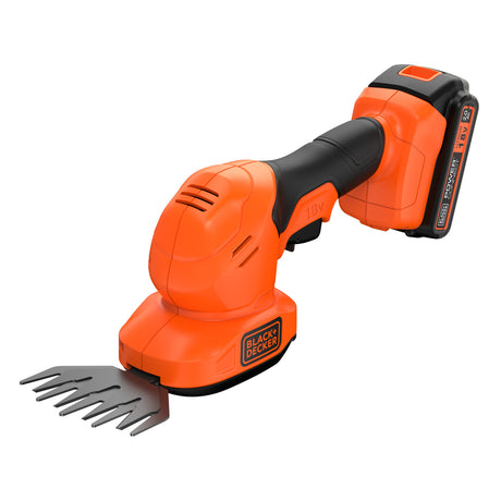 Cesoie per erba e arbusti Black+decker bcss18b-xj 18v (senza batteria) (arancione nero, batteria e caricabatterie non inclusi)