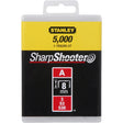 Punti Stanley tipo a, 8mm, 5000 punti (1-tra205-5t)