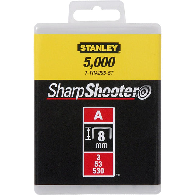 Punti Stanley tipo a, 8mm, 5000 punti (1-tra205-5t)