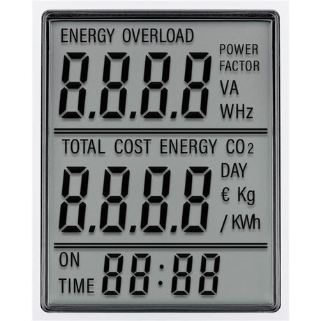 Contatore digitale dei costi energetici Goobay Pro (bianco)