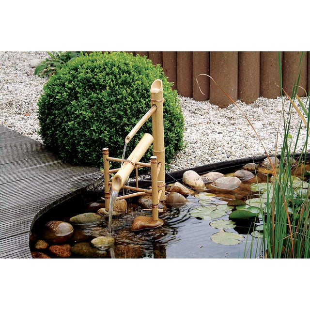 Ubbink acquaarte - bicchiere d'acqua in bambù (marrone)