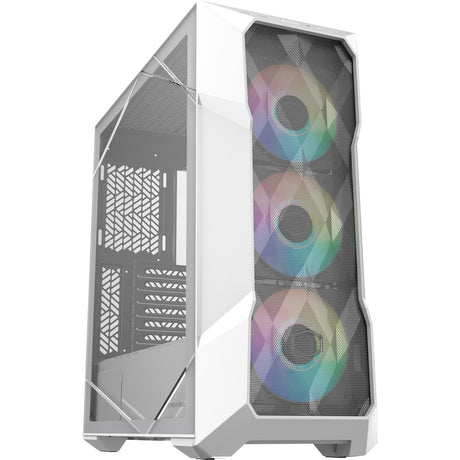 Cooler Master Masterbox TD500 Mesh V2 Midi Tower Custodia (Bianco | 2x USB-A | 1x USB-C | RGB | Vetro temperato)