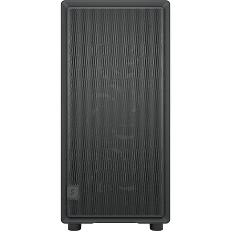 Design frattale epoca XL solido alloggiamento midi tower (nero | 2x USB-A | 1x USB-C)