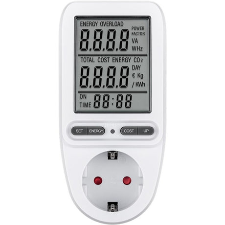 Contatore digitale dei costi energetici Goobay Pro (bianco)