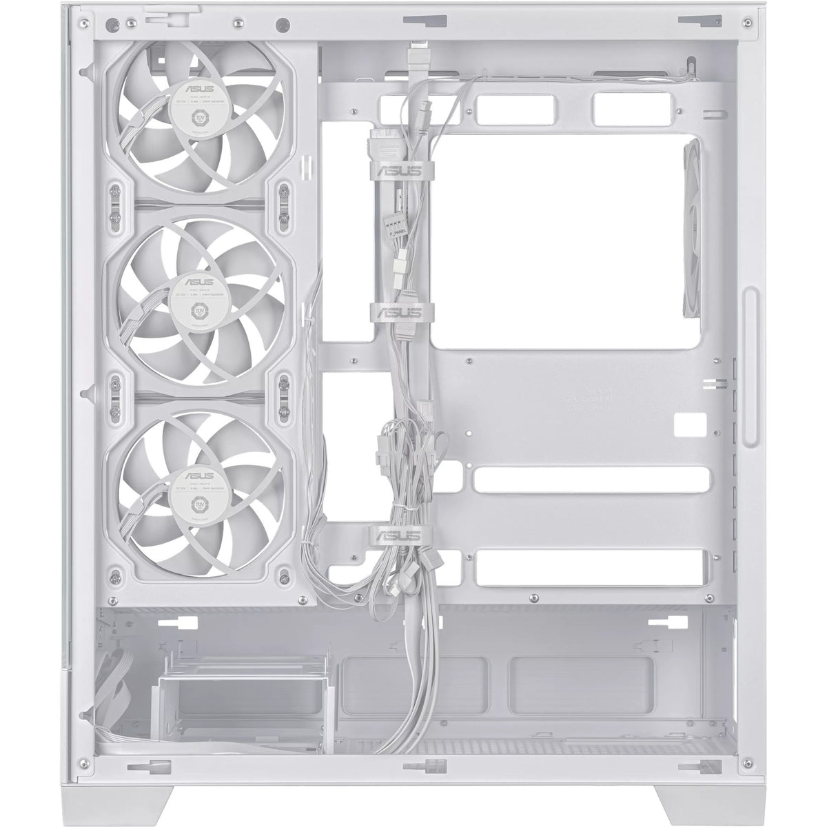 Custodia midi tower Asus a31 plus (bianco | 2x USB-A | 2x USB-C | vetro temperato)
