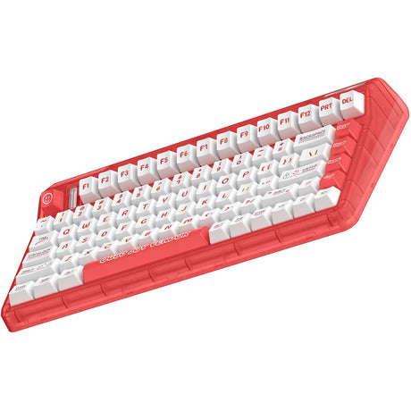 Tastiera meccanica wireless Iqunix og80 joy seller (rossa, layout us (qwerty), cherry mx silent red, 80% (tkl), led rgb, hot-swap, pbt, 2.4ghz | bluetooth 5.1 | usb-c)