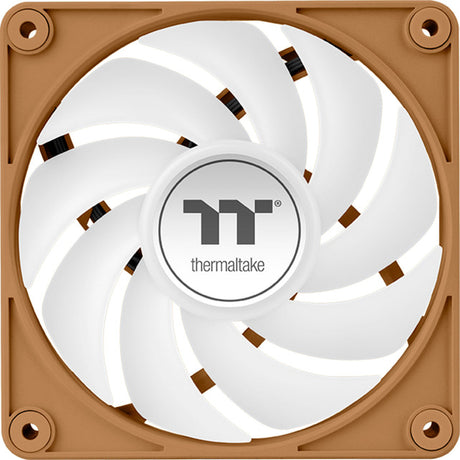 Thermaltake ct120 ex argb sync ventola di raffreddamento per PC ghiaia sabbia (pacchetto da 3 ventole) ventole per case (marrone chiaro, 3 pezzi, 120 x 120 x 25 mm, pwm)