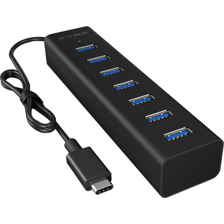 Hub USB Icy Box ib-hub1700-c3 (nero)