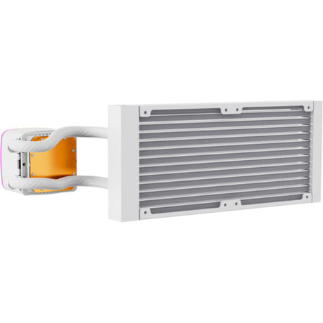 Xyz pc gear aquapulse aio 240 raffreddamento ad acqua (bianco, argb, pwm)
