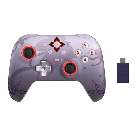 Controller wireless 8bitdo Ultimate 2 - Honkai: Star Rail - Evernight (viola chiaro, Bluetooth 2,4 GHz, USB, PC)