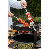 Barbecook set di 3 spiedini xl (65 cm, fsc 100%)