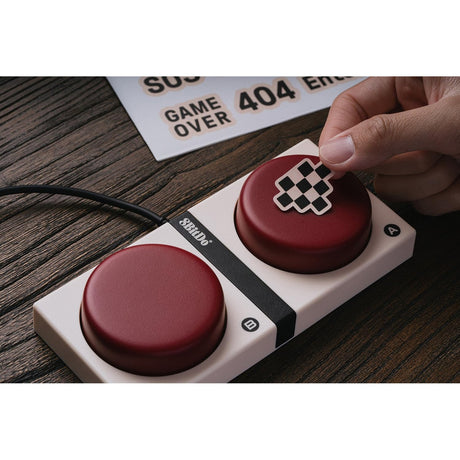 Tastiera meccanica retrò 8bitdo edizione fami (beige, layout americano (qwerty), kailh box bianco, 80% (tkl), bluetooth a basso consumo energetico, wireless 2.4g, USB)