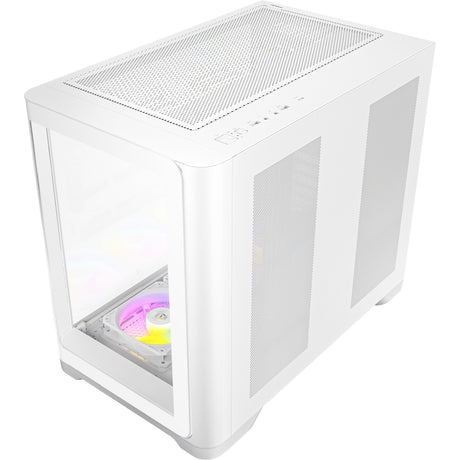 Custodia midi tower Antec c5 curve argb (bianco | 2x USB-A | 1x USB-C | vetro temperato)