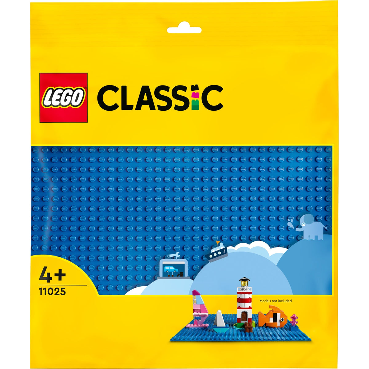 Piastra da costruzione blu classica LEGO - 11025