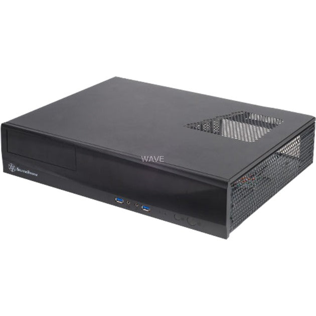 Custodia da tavolo Silverstone milo ml03b (nera | 2x USB-A)