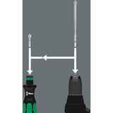 Wera kraftform kompakt set da 40 punte (nero verde, 7 pezzi)