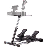 Supporto per ruota pro deluxe v2 Thrustmaster Hotas Warth Holder (nero, per Thrustmaster Hotas Warthog, Saitek X-55, X52, Pro e X65)