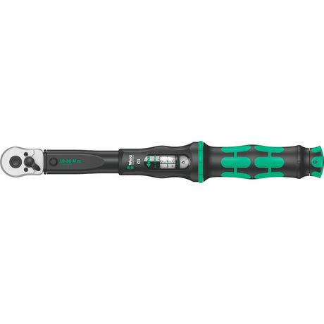 Chiave dinamometrica Wera click-torque c 1 con cricchetto reversibile, 10-50 nm (nero verde, versione 1 2 )