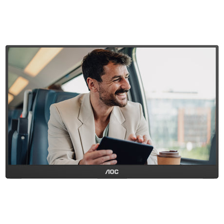 Monitor Aoc 16t20e2 15.6 (nero, 1x mini HDMI, 1x USB-C, audio)