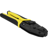 Pinza a crimpare coassiale universale Delock (nero giallo, 7 diametri)
