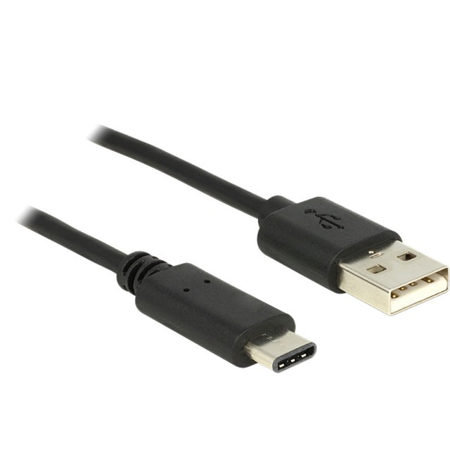 Delock USB-C 2.0 > Cavo USB-A (nero, 1 metro)
