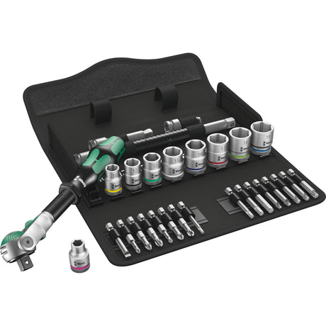 Wera zyklop speed grinders.8100 sb6 3 8 set di utensili (28 pezzi)
