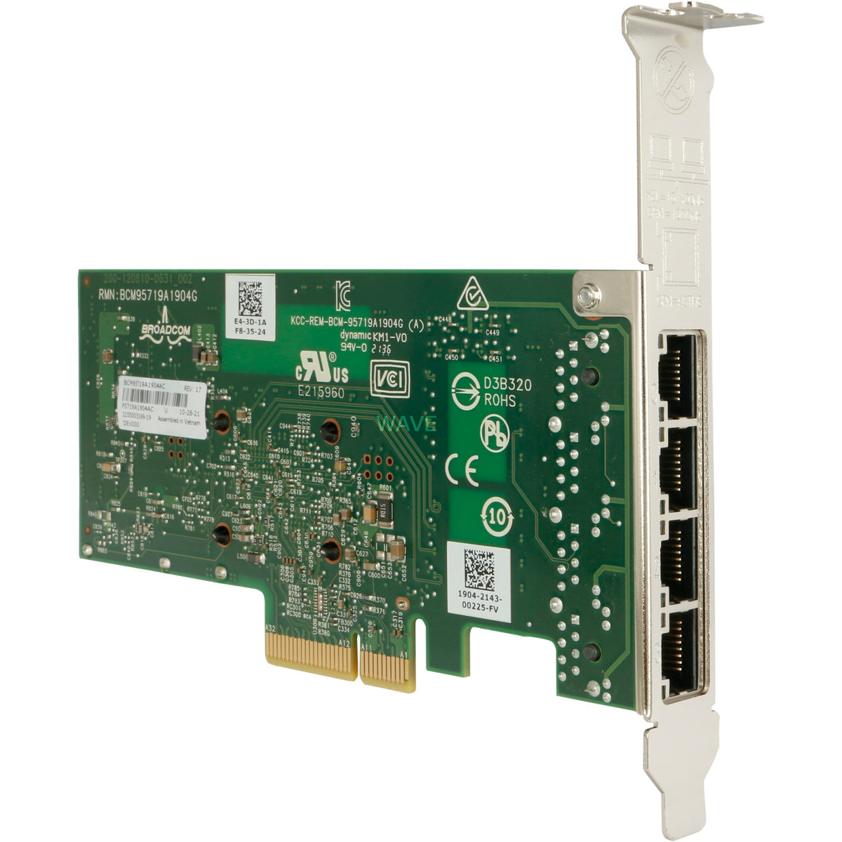 Adattatore di rete Broadcom netxtreme 4x 1GBe