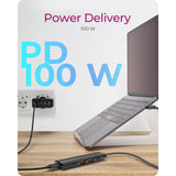 Hub USB Icy Box ib-hub1437-cpd (nero)