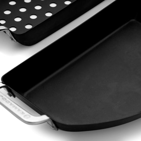 Kamado Joe Karbon Steel Half Moon Pan Set padella