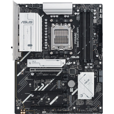 Scheda madre Asus Prime B840-Plus Wi-Fi Socket AM5 (RAID, 2,5 GB-LAN, Wi-Fi 6e, BT, Suono, ATX)