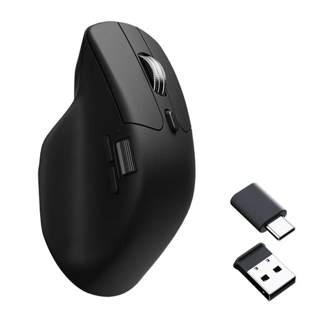 Mouse wireless Keychron m6s-a1 (nero, 100 - 26.000 dpi, USB-C Bluetooth 5.1 2,4 GHz)