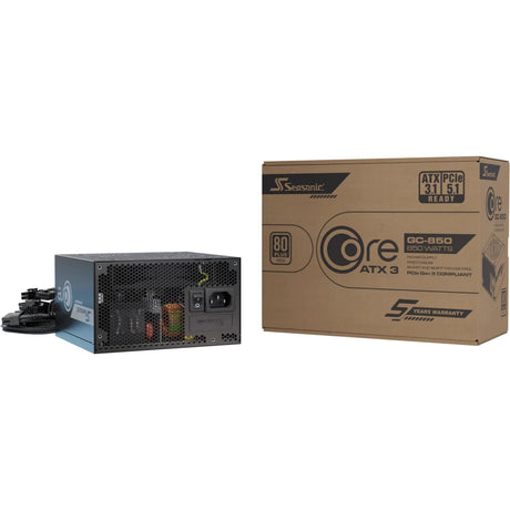 Alimentatore stagionale core gc-850 atx 3.1 da 850 watt (nero, 1x 12v-2x6, 3x pcie)