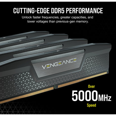 Corsair Vengeance 32 GB DDR5-6000 (2x 16 GB) RAM (nero, cmk32gx5m2b6000c30, xmp 3.0)