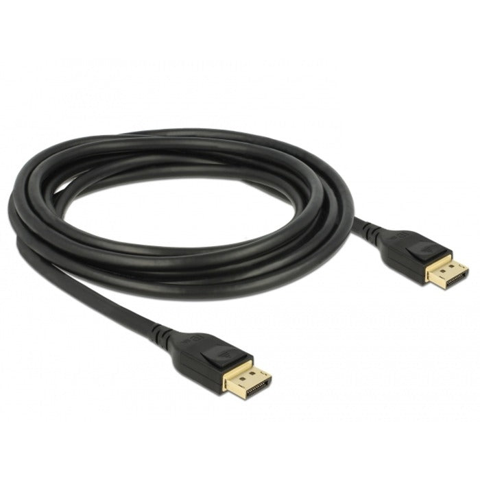 Cavo porta display Delock (nero, 3 metri, 8k)