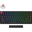 Tastiera meccanica Keychron k2 qmk-j1 rgb (nera, layout us (qwerty), super rossa, 75%, led rgb, cherry double-shot pbt, hot swap, bluetooth 5.2 | usb-c)