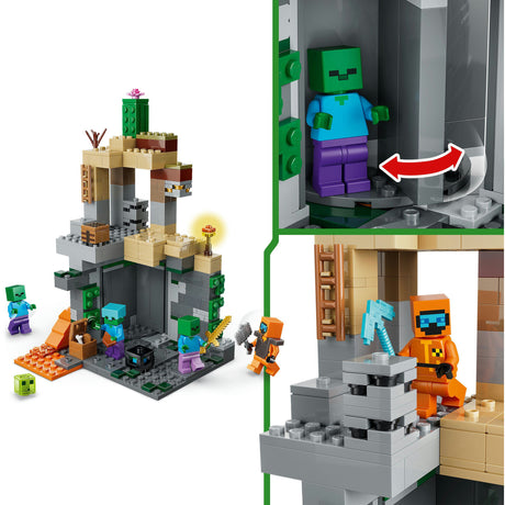 Lego Minecraft 21587 il sotterraneo degli zombie