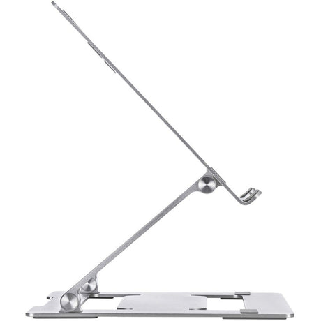 Supporto per laptop Act Connectivity in alluminio (alluminio, pieghevole, regolabile in altezza in modo continuo)
