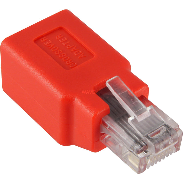 Adattatore Goobay rj45 cat.5 crossover (rosso)