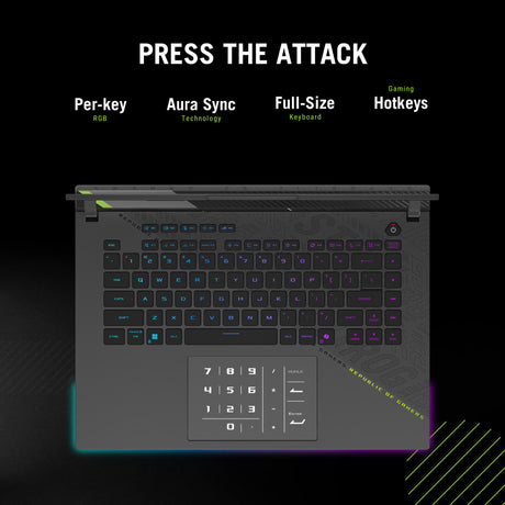 Laptop da gioco Asus ROG Strix G16 G614PW-RV006W 16 (Grigio | R9 8940HX | RTX 5080 | 16 GB | SSD da 1 TB)