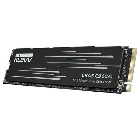 Klevv cras c910g 4 tb SSD (nero, k04tbm2sp0-10g, pcie gen 4.0 x4, nvme 2.0)