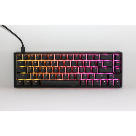 Ducky one 3 classic sf rgb tastiera meccanica (nera, layout us (qwerty), cherry mx brown, 65%, led rgb, double-shot pbt, hot-swapable, meccanica quack)