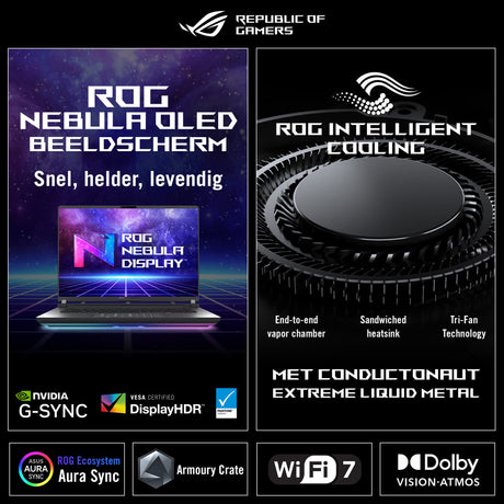 Laptop da gioco Asus ROG Strix G18 G814FP-S9006W 18 (Grigio | R9 9955HX | RTX 5070 | 32 GB | SSD da 1 TB)