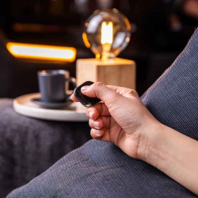 Telecomando Shelly blu button 1 nero, pulsante Bluetooth, WiFi