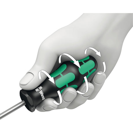 Wera 334 6 set di cacciaviti Kraftform plus (nero verde, 6 pezzi)